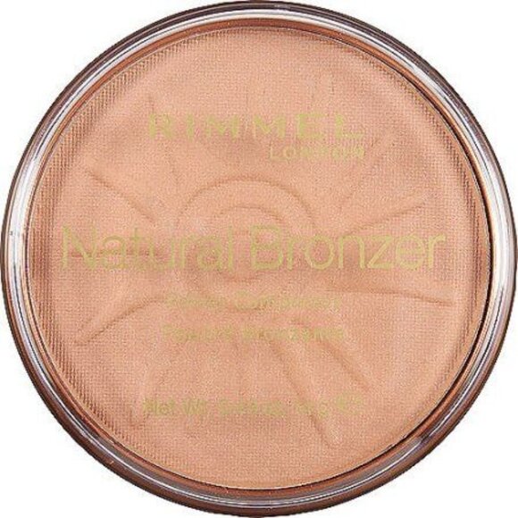 Rimmel London 021 Sun Light Natural Bronzer Waterproof Bronzing Powder 0.49 Oz - Picture 1 of 3